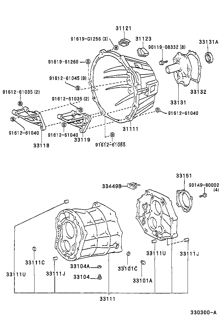 31111-26060 HOUSING, CLUTCH product image