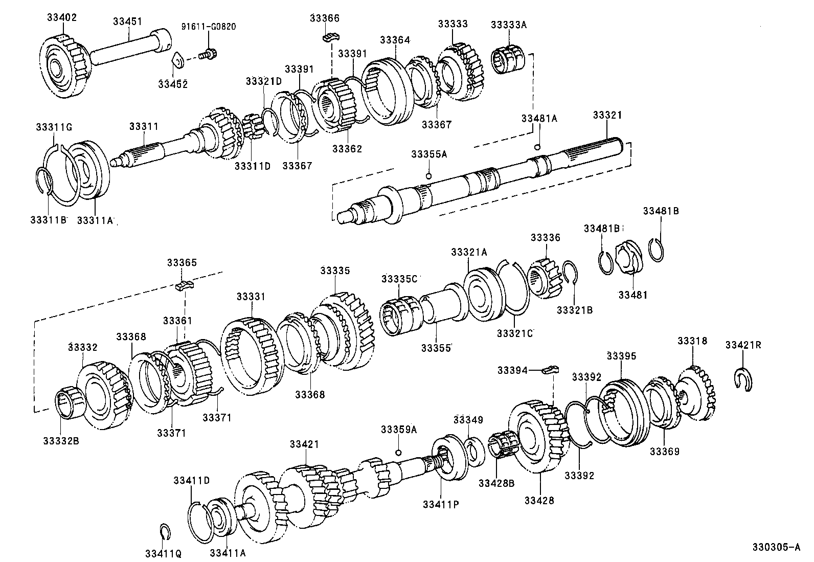 33481-25100 GEAR, SPEEDOMETER DRIVE (MTM) product image