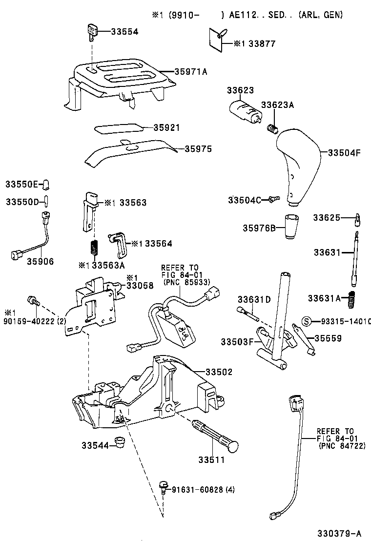 33820-12800 CABLE ASSY, TRANSMISSION CONTROL product image