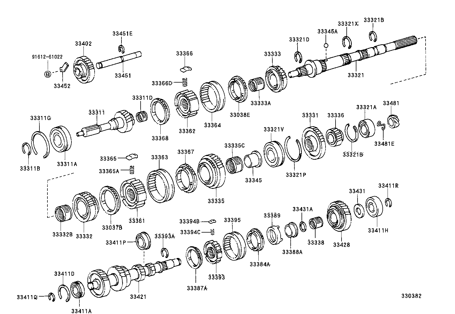 33367-53040 RING, SYNCHRONIZER, NO.1 product image