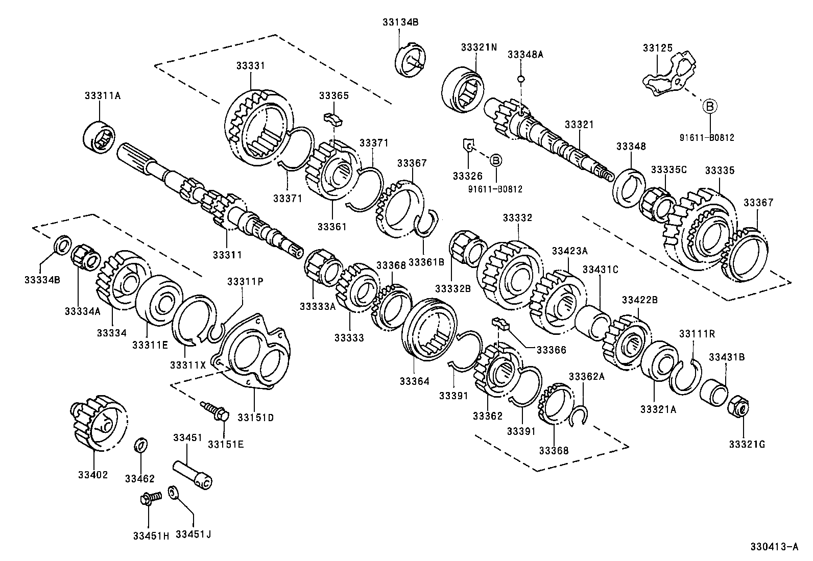33311-10052 SHAFT, INPUT product image