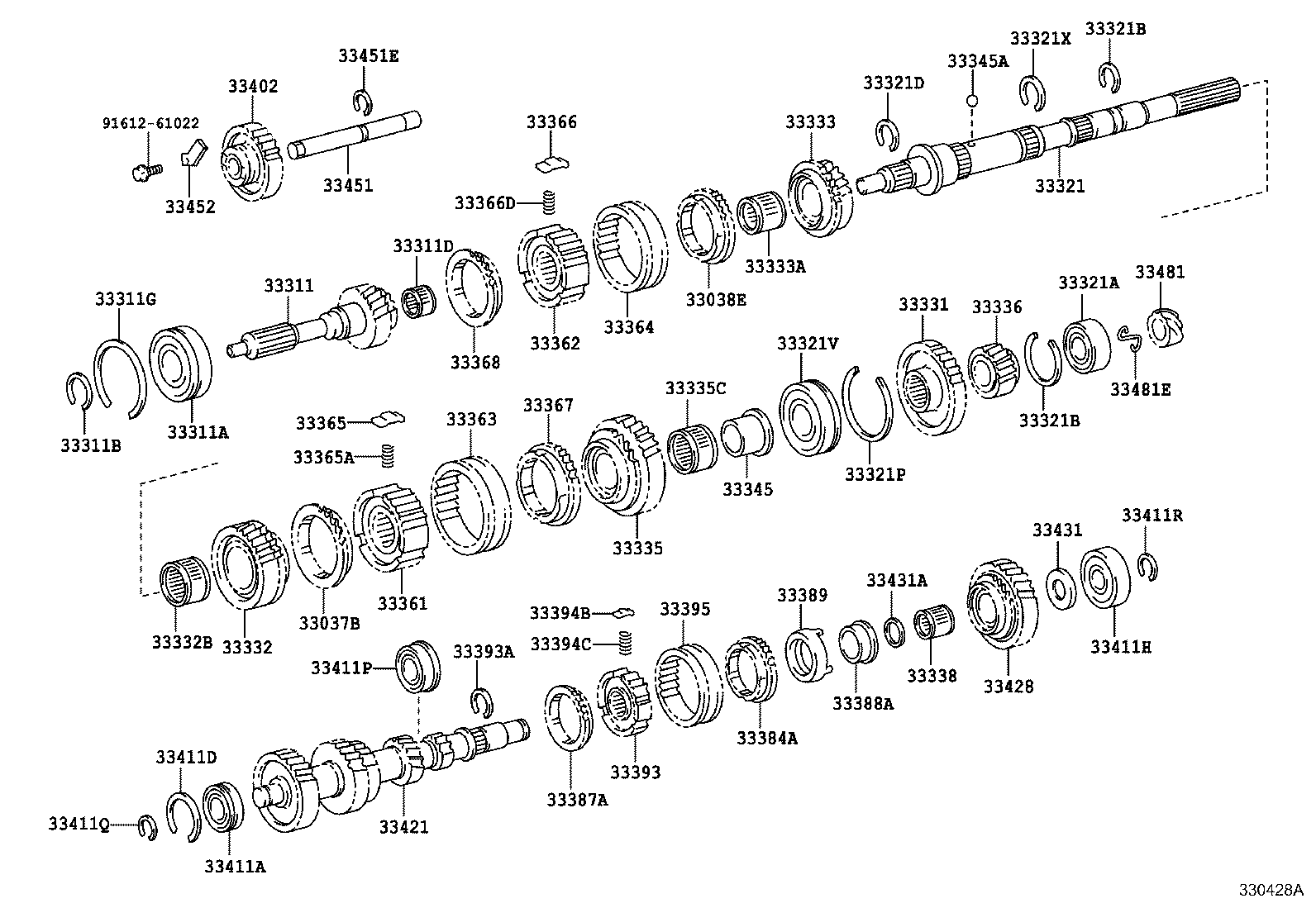 33481-0W020 GEAR, SPEEDOMETER DRIVE (MTM) product image