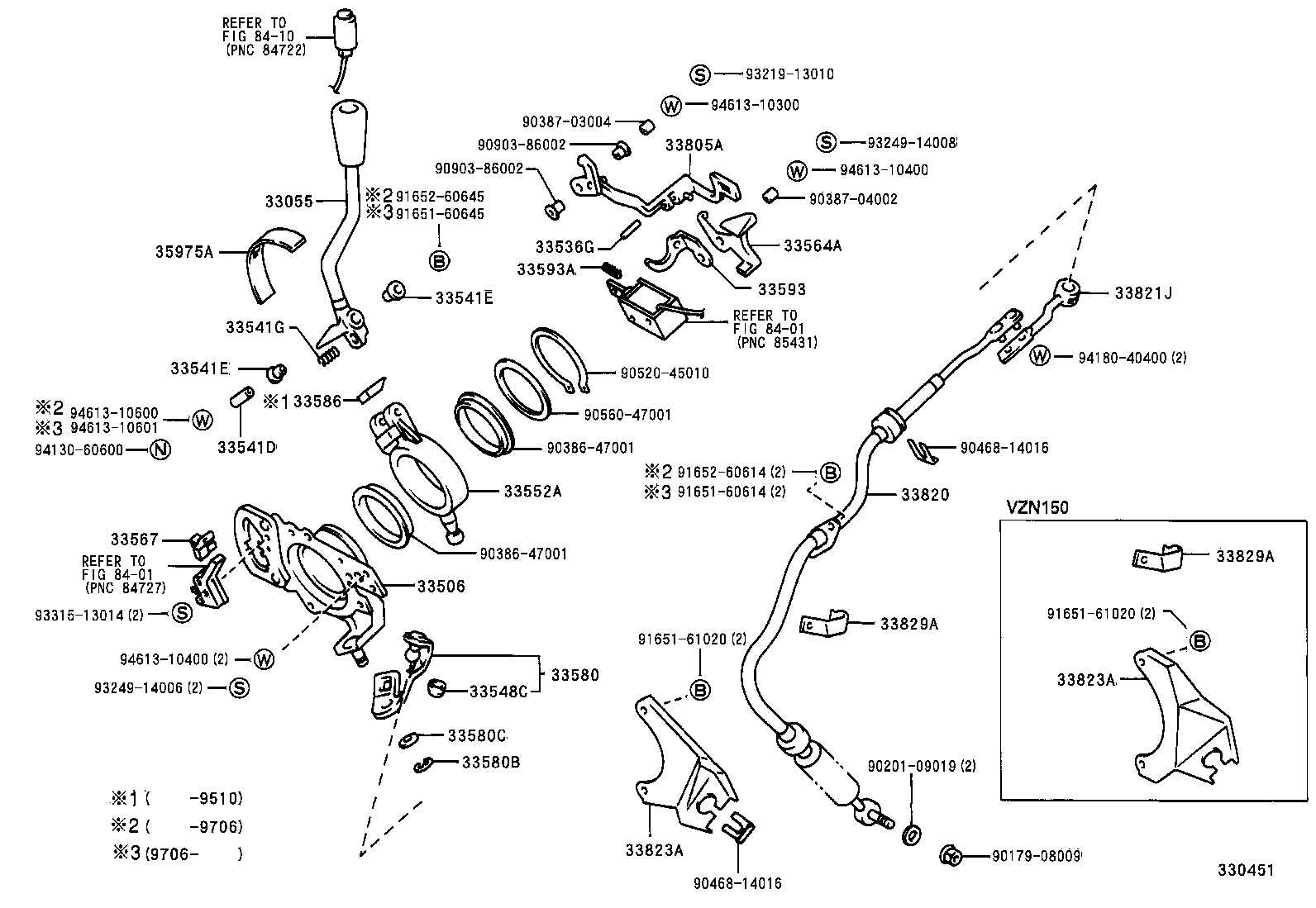 33829-35010 SUPPORT, TRANSMISSION CONTROL CABLE product image