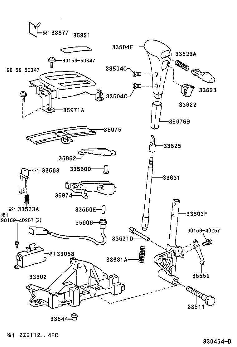 33829-12020 CLAMP, NO.1 (FOR TRANSMISSION CONTROL CABLE) product image