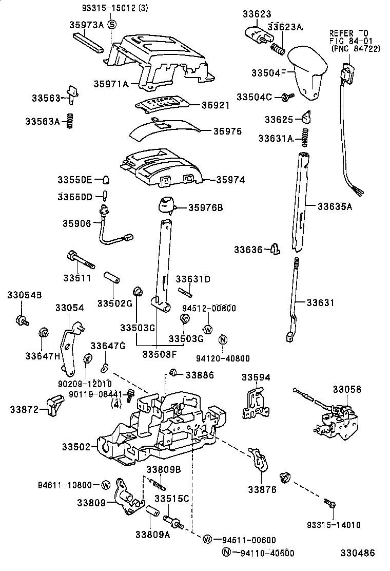 33502-10120 PLATE SUB-ASSY, SHIFT LEVER product image