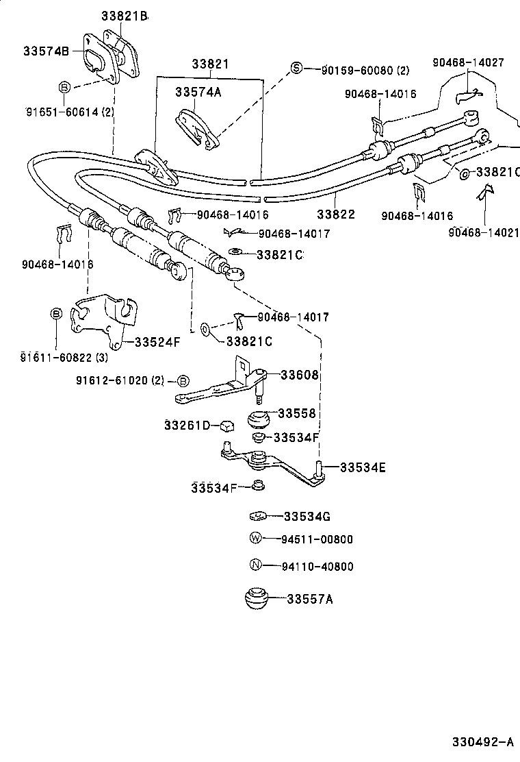 33502-10120 PLATE SUB-ASSY, SHIFT LEVER product image
