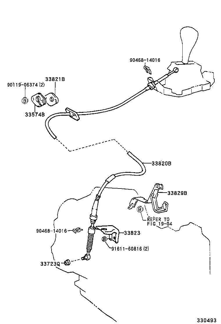 33542-33130-B0 KNOB SUB-ASSY, SHIFT LEVER product image