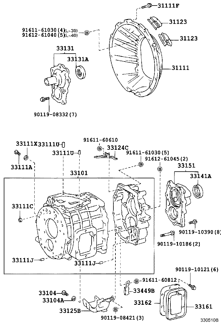33101-36103 CASE SUB-ASSY, MANUAL TRANSMISSION product image