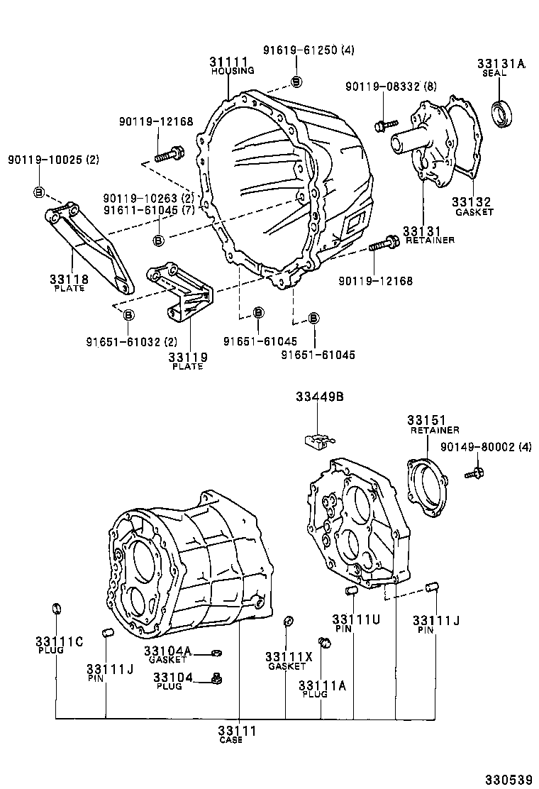 33118-60050 PLATE, STIFFENER, RH(MTM) product image