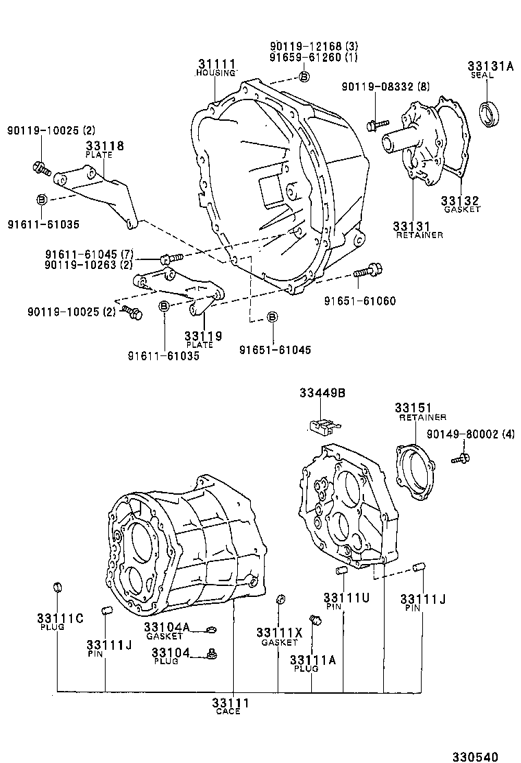 33118-60050 PLATE, STIFFENER, RH(MTM) product image