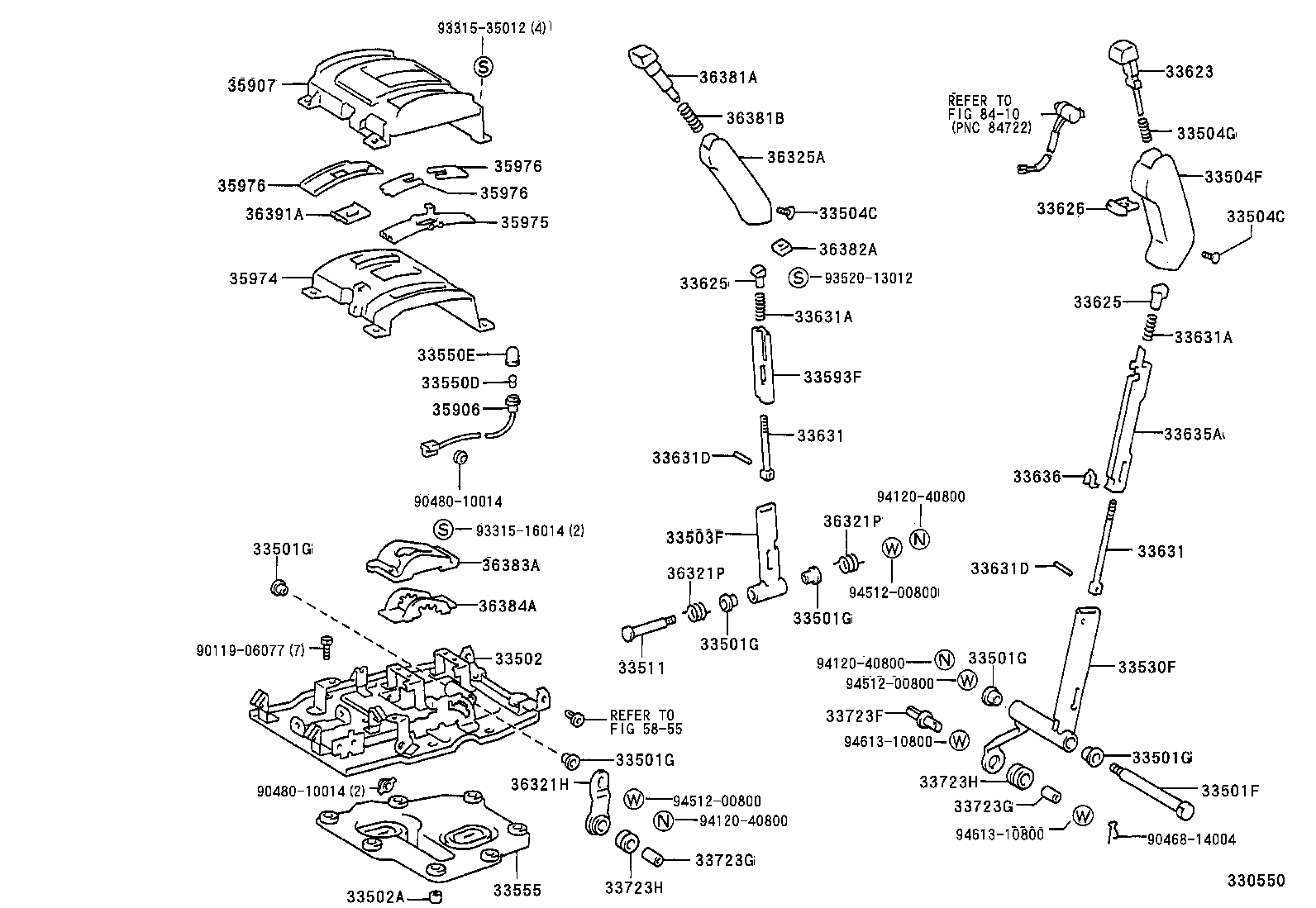 33530-35180 LEVER ASSY, SHIFT (FOR FLOOR SHIFT) product image