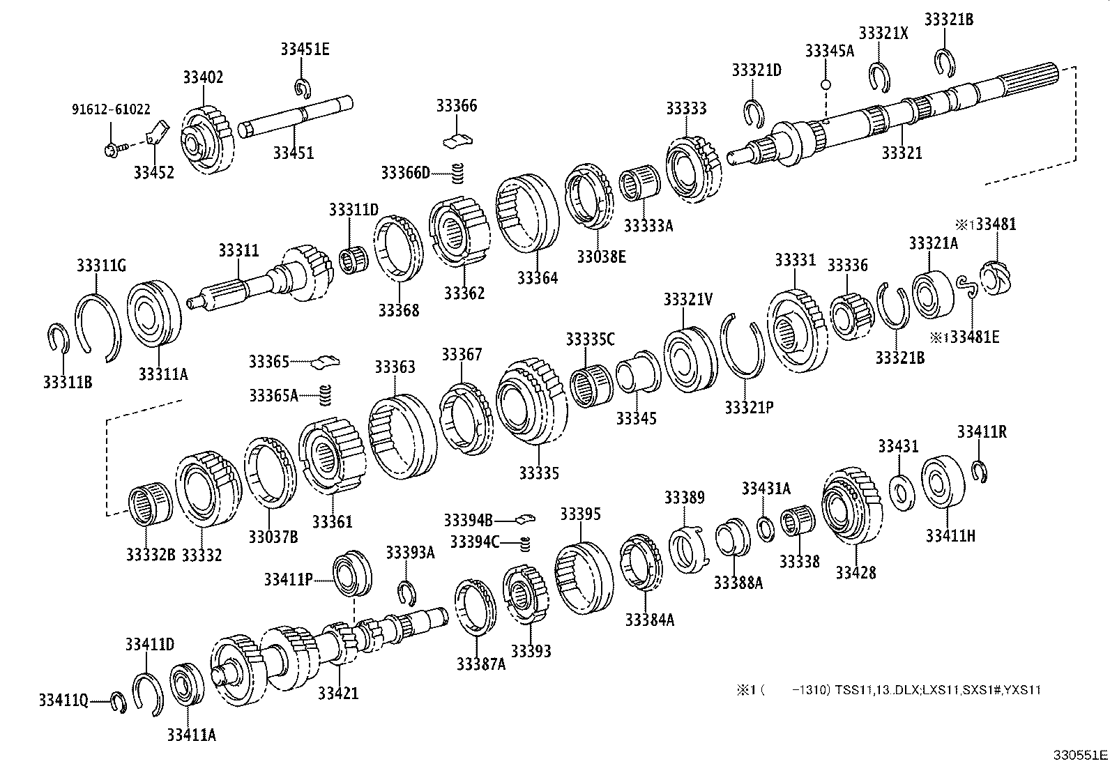 33301-30082 SHAFT, INPUT product image