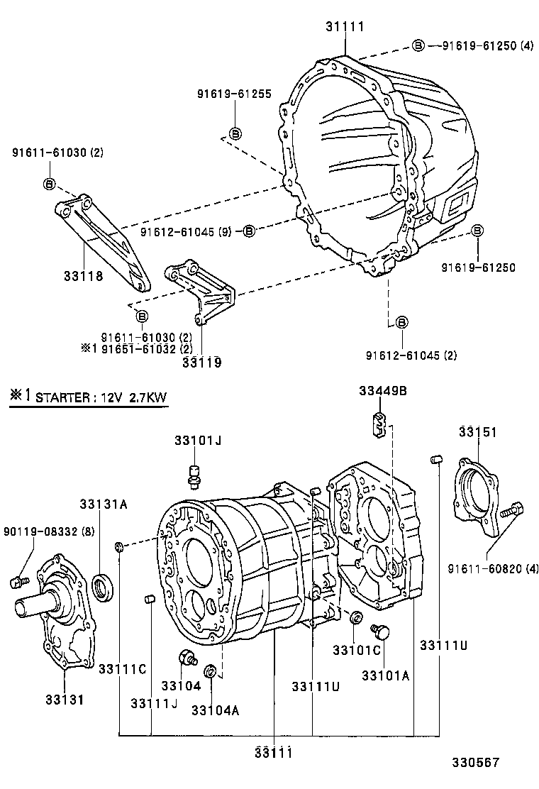 33119-25040 PLATE, STIFFENER, LH(MTM) product image