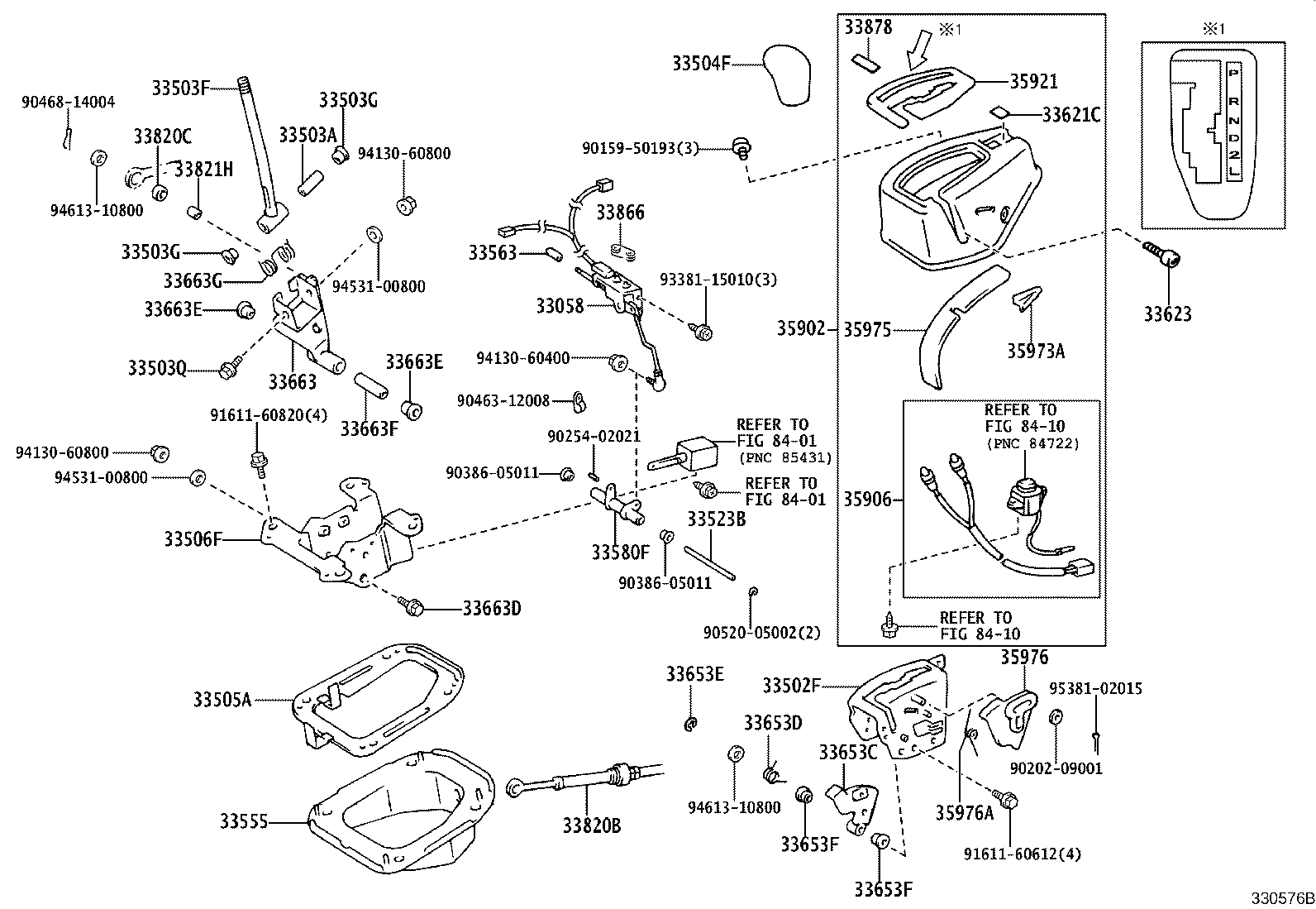33502-25020 HOUSING SUB-ASSY, SHIFT LEVER (FOR FLOOR SHIFT) product image