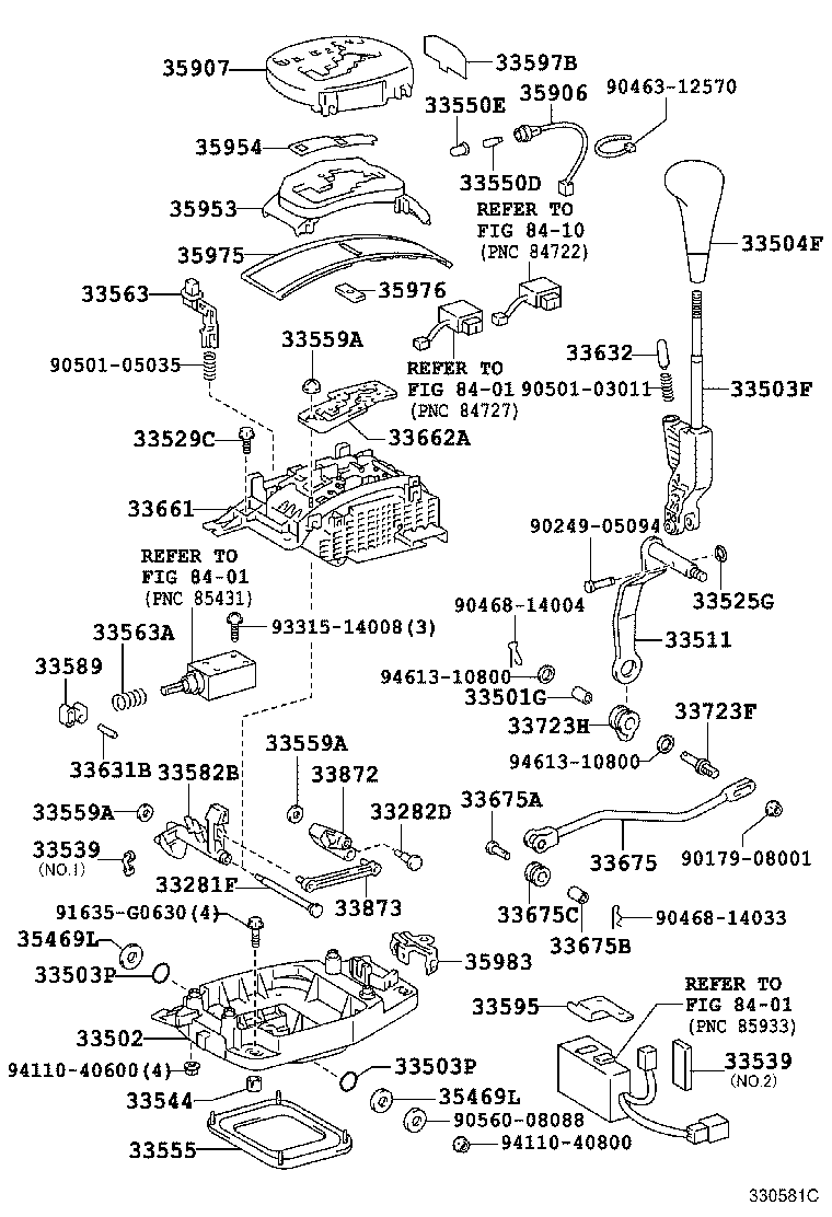 33501-14050 SHAFT, CONTROL (FOR FLOOR SHIFT) product image