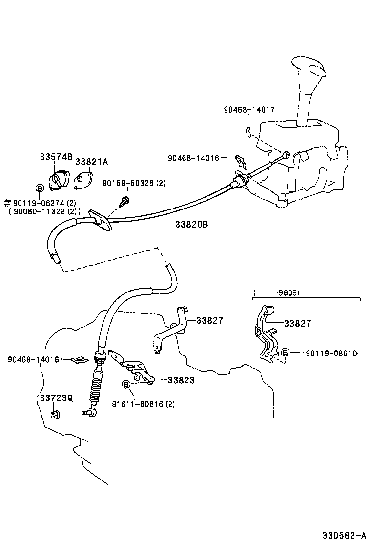 Toyota 33521-07010 PLATE SUB-ASSY, SHIFT LEVER