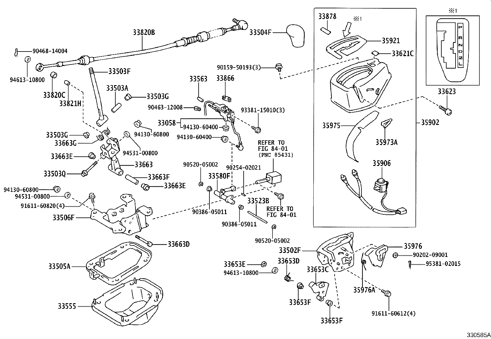 33502-25020 HOUSING SUB-ASSY, SHIFT LEVER (FOR FLOOR SHIFT) product image