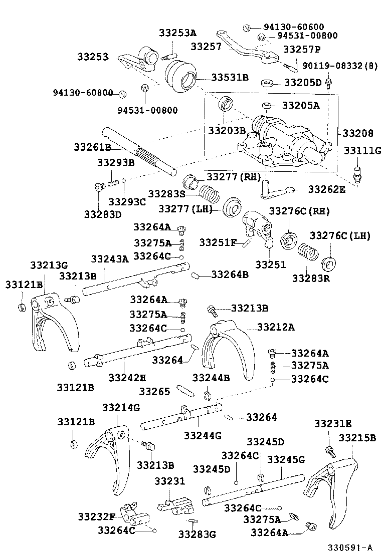 33234-37010 HEAD, GEAR SHIFT, NO.3 product image