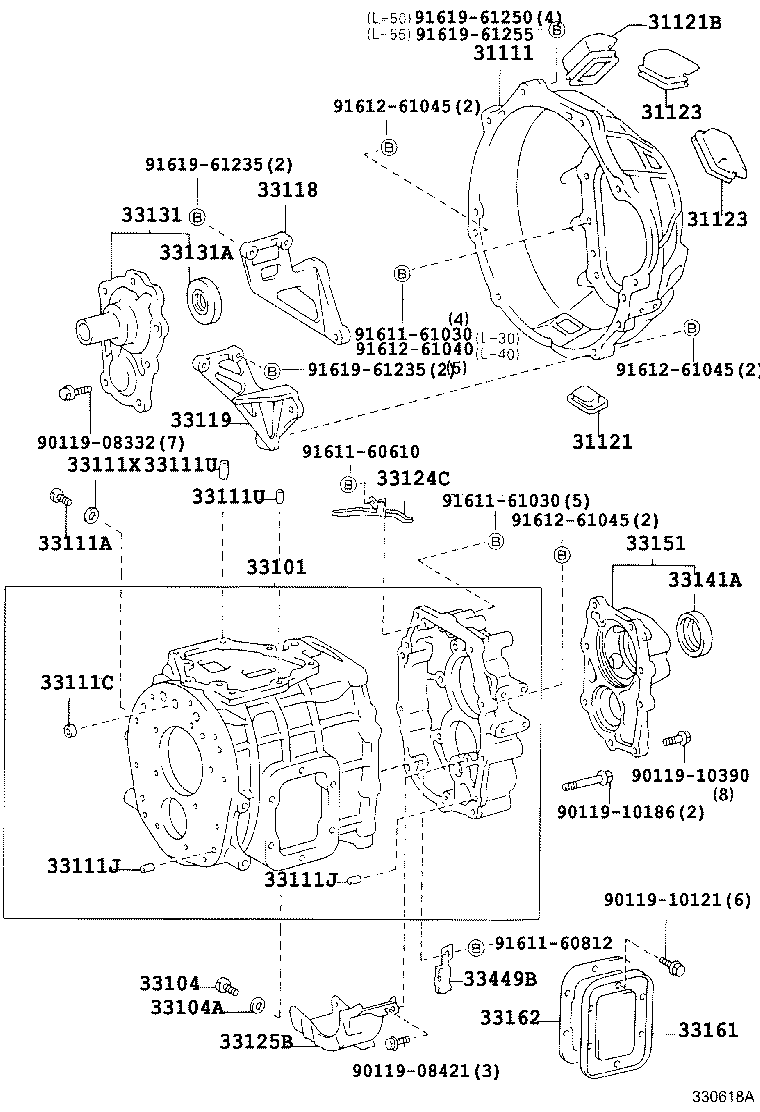 33101-36103 CASE SUB-ASSY, MANUAL TRANSMISSION product image
