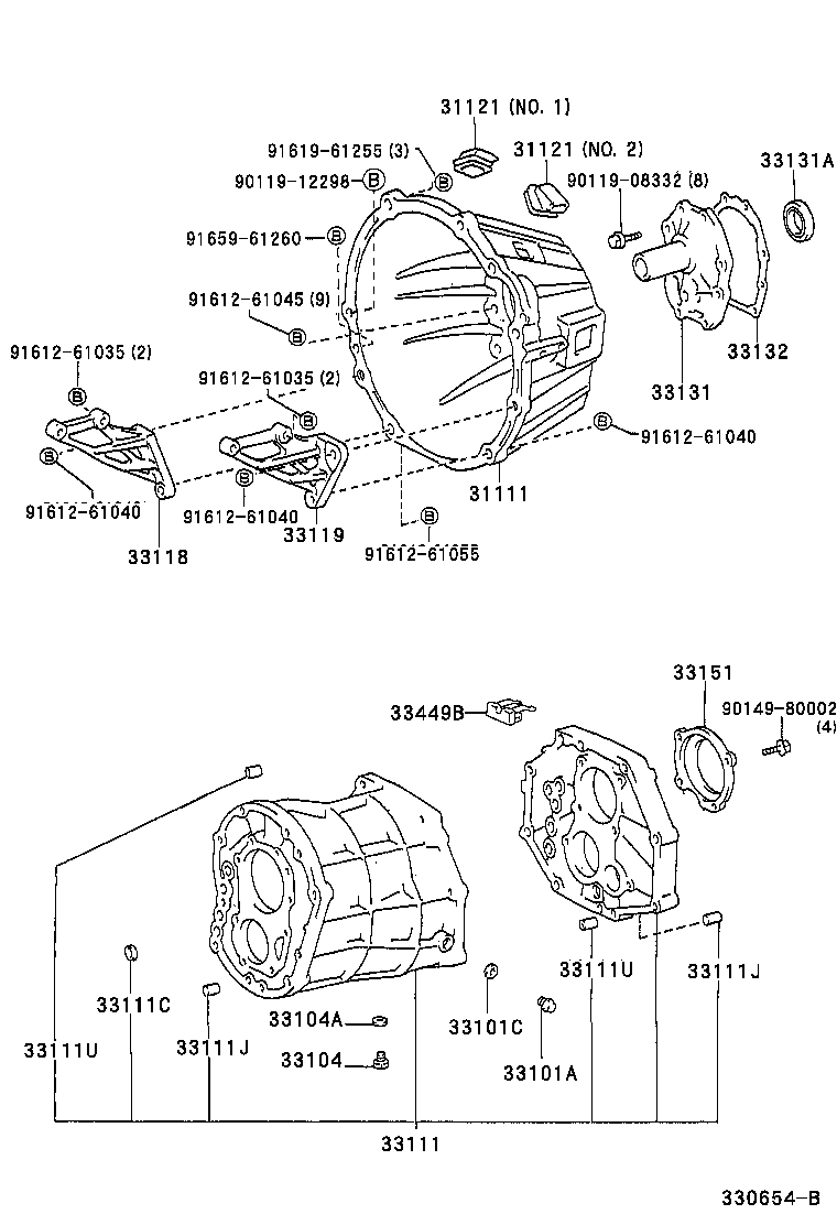90119-12287 BOLT(FOR TRANSAXLE & ENGINE SETTING) product image