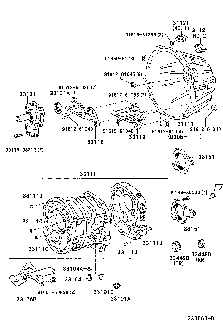 31111-25050 HOUSING, CLUTCH product image
