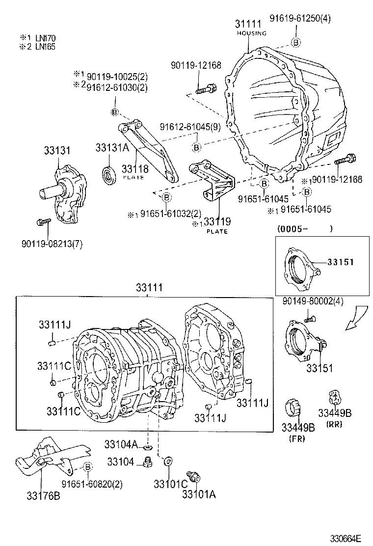 31111-25050 HOUSING, CLUTCH product image
