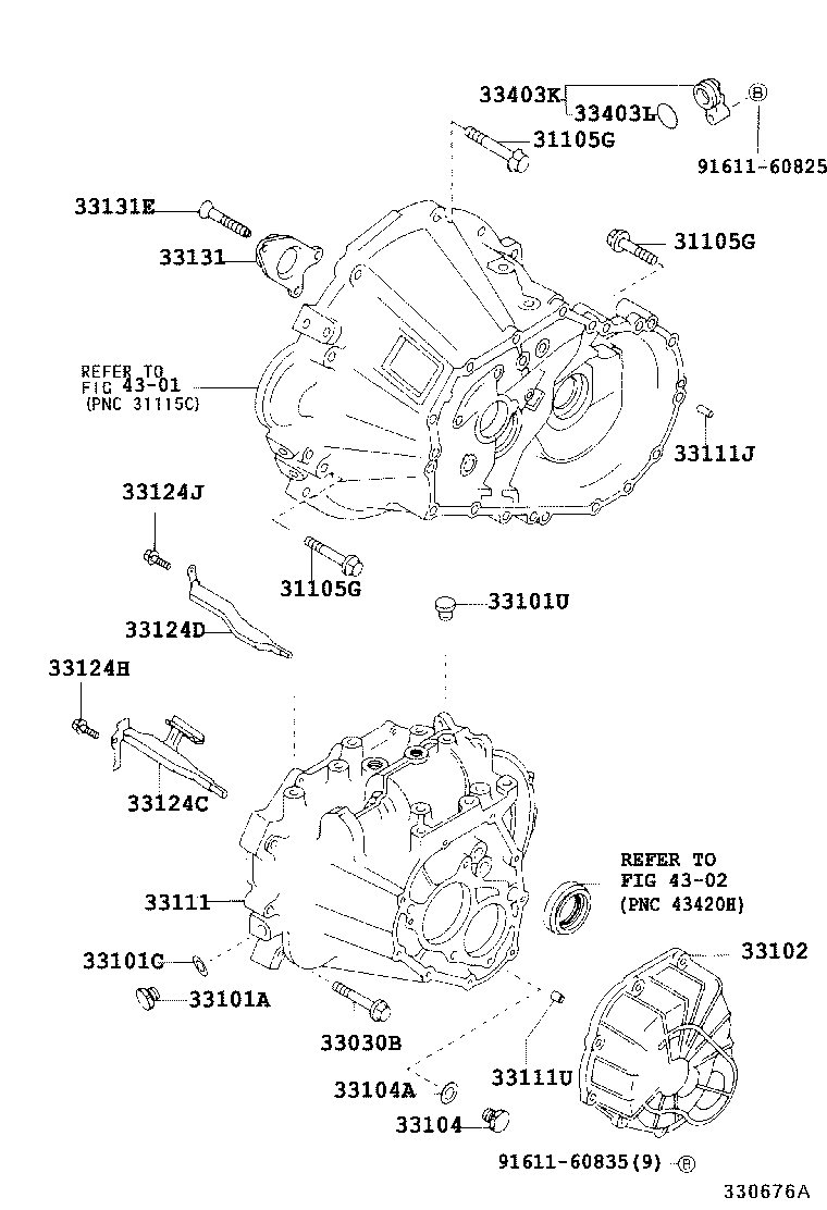 33101-20052 CASE, MANUAL TRANSMISSION product image