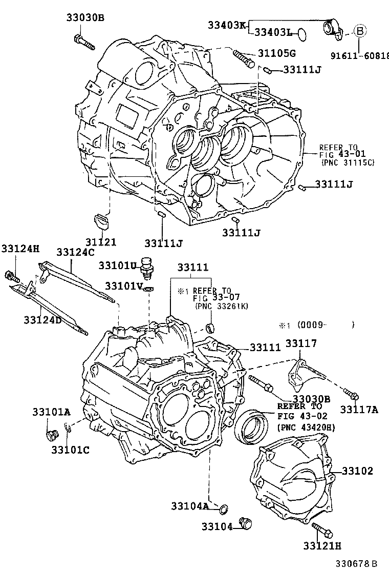 33101-20052 CASE, MANUAL TRANSMISSION product image