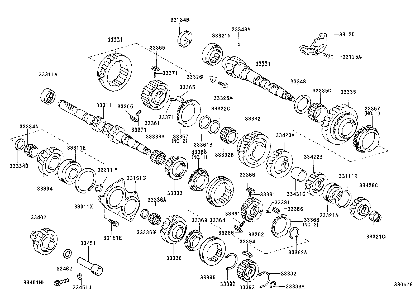 33034-33013 GEAR, 3RD product image