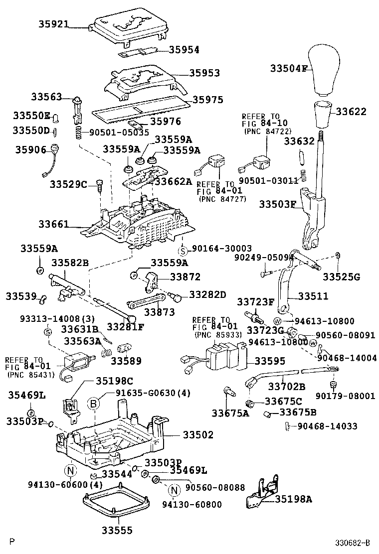 33501-30580 SHAFT, CONTROL (FOR FLOOR SHIFT) product image