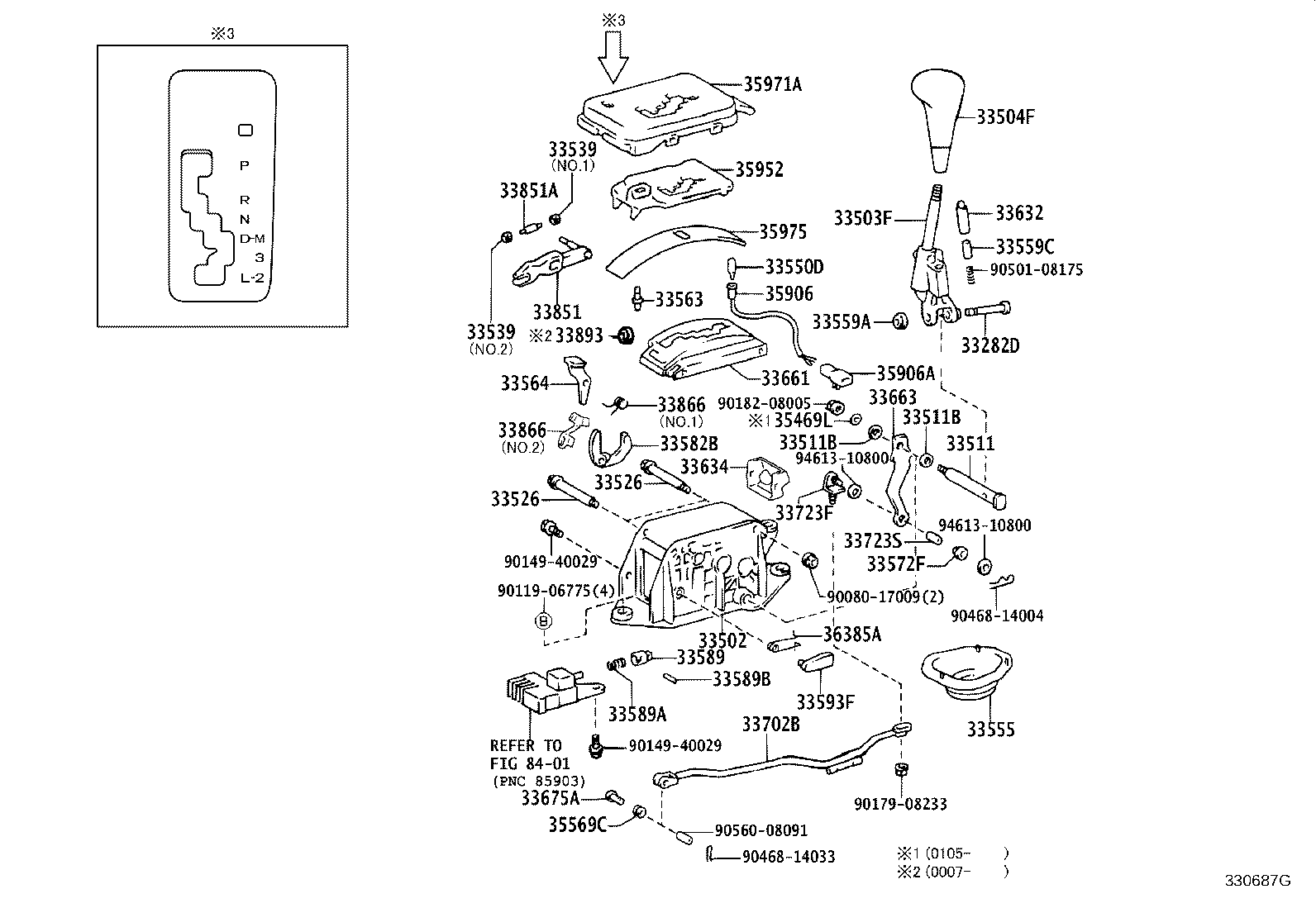 33661-30030 HOUSING, SHIFT LEVER GUIDE product image
