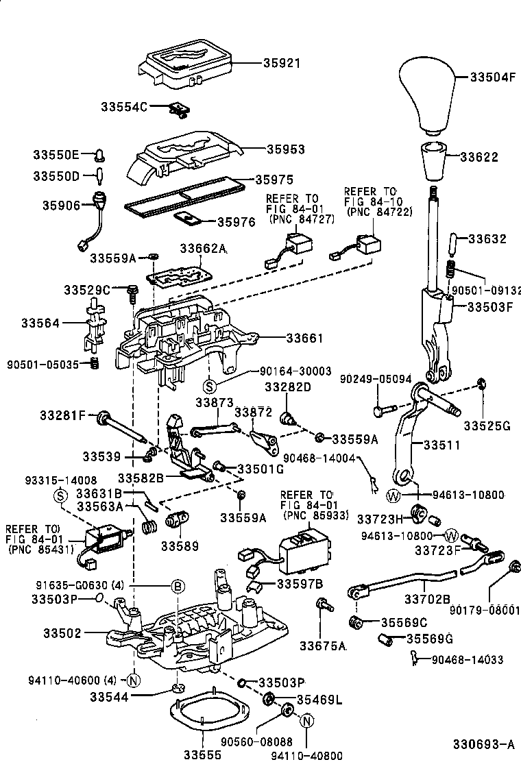 Toyota 33502-24070 PLATE SUB-ASSY, SHIFT LEVER