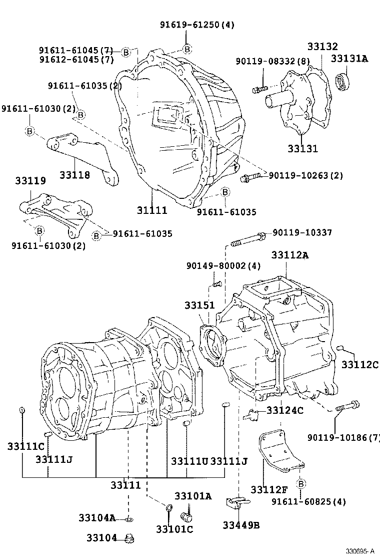 33118-60030 PLATE, STIFFENER, RH(MTM) product image