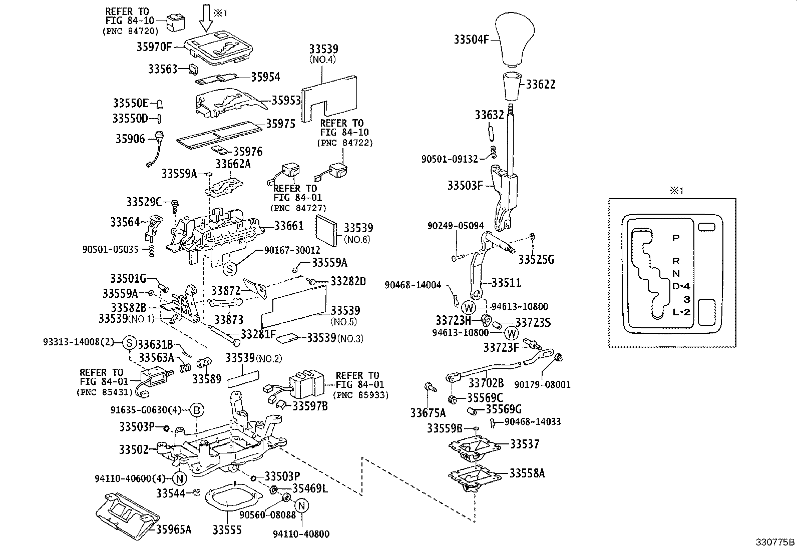 35970-50080 HOUSING ASSY, POSITION INDICATOR product image