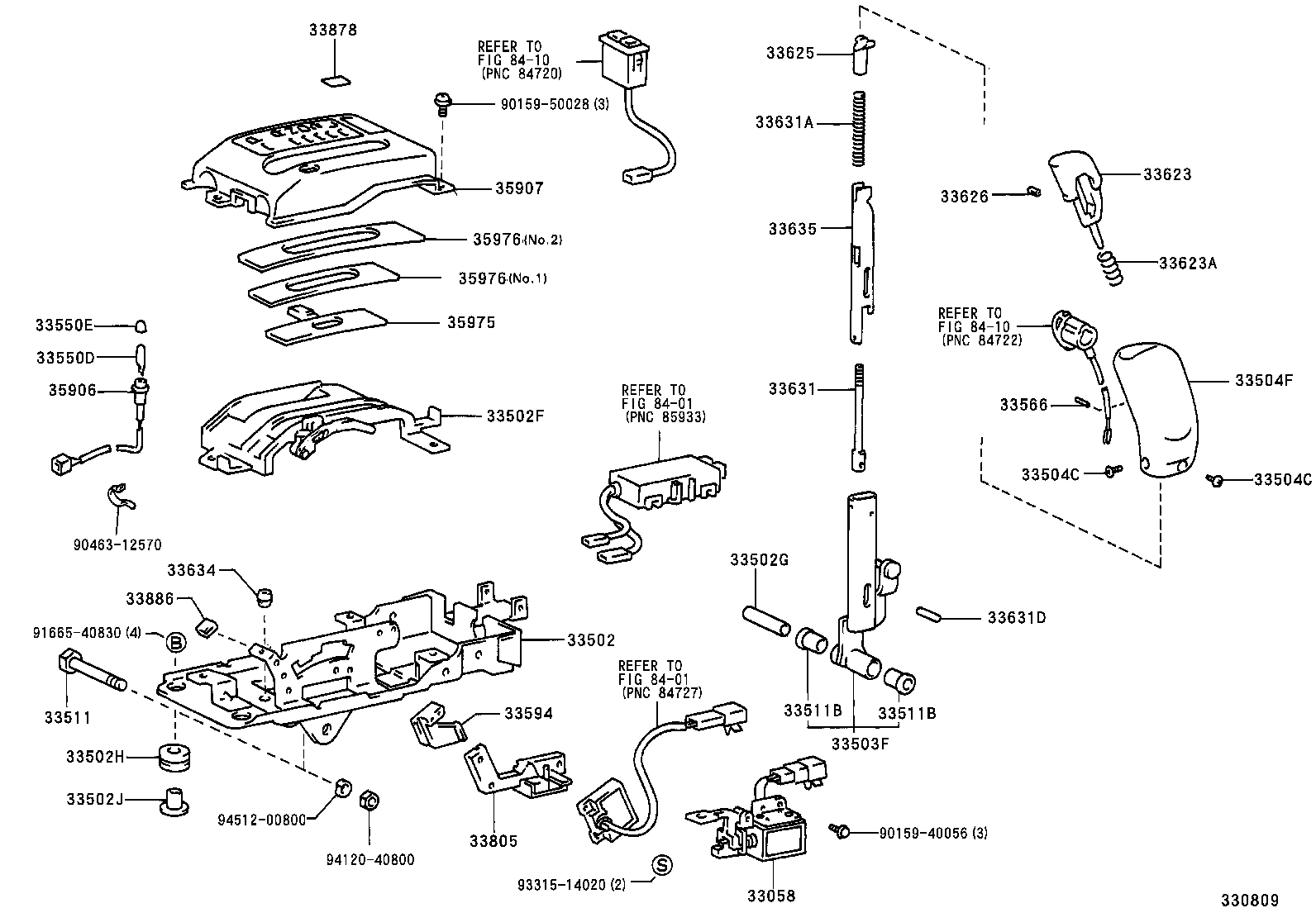35907-17010 HOUSING SUB-ASSY, POSITION INDICATOR (FOR FLOOR SHIFT) product image