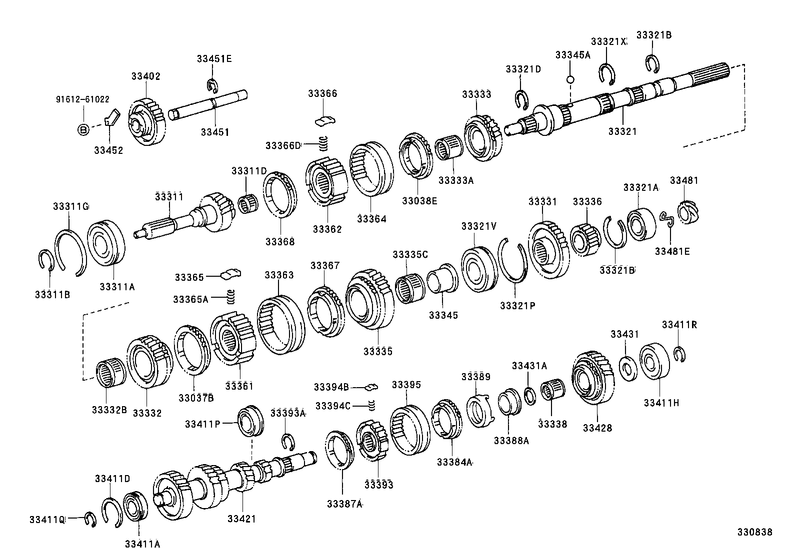 33481-14060 GEAR, SPEEDOMETER DRIVE (MTM) product image