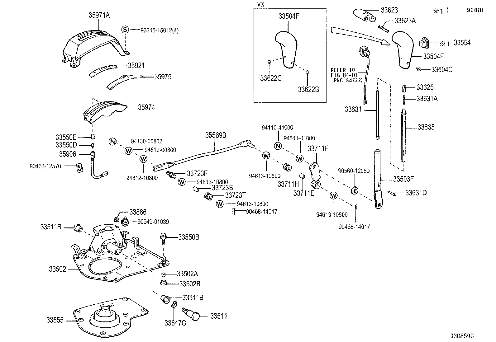 33554-60040 CAP, SHIFT LEVER product image