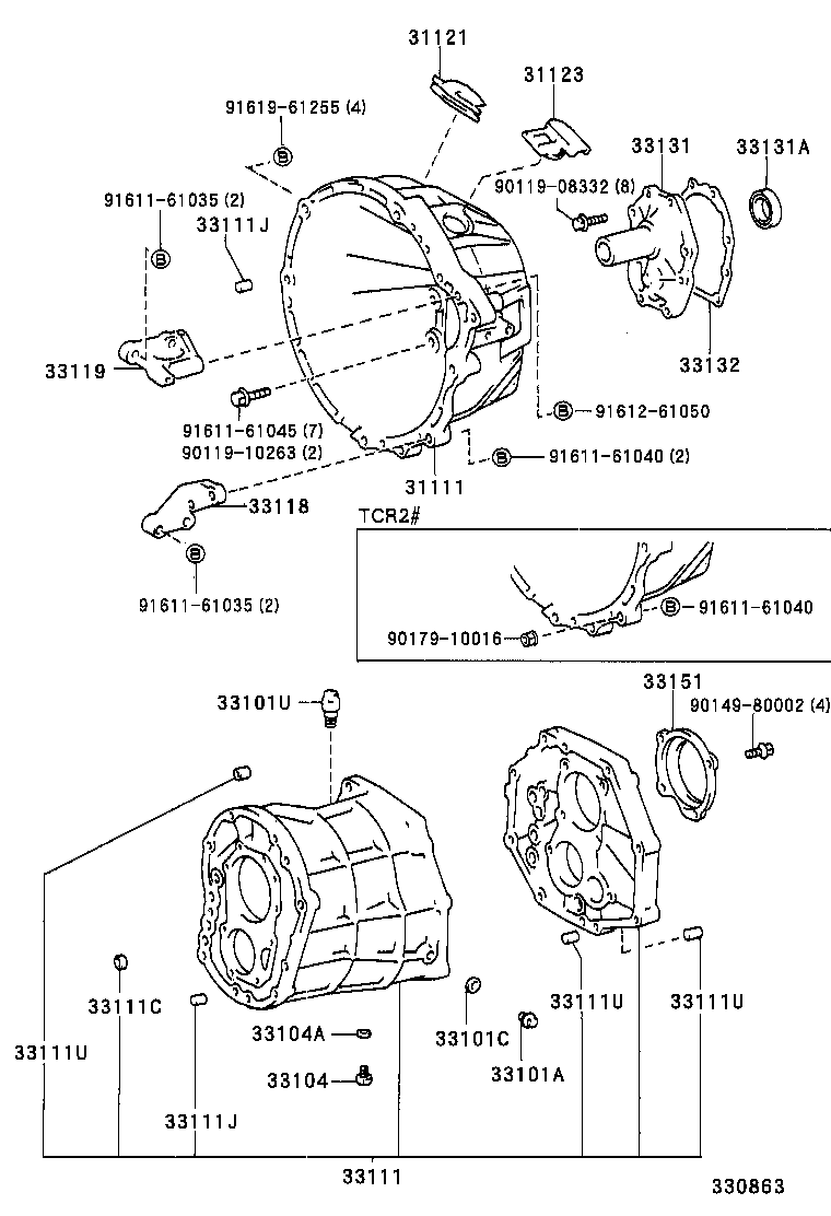 33117-28010 PROTECTOR, MANUAL TRANSMISSION CASE product image