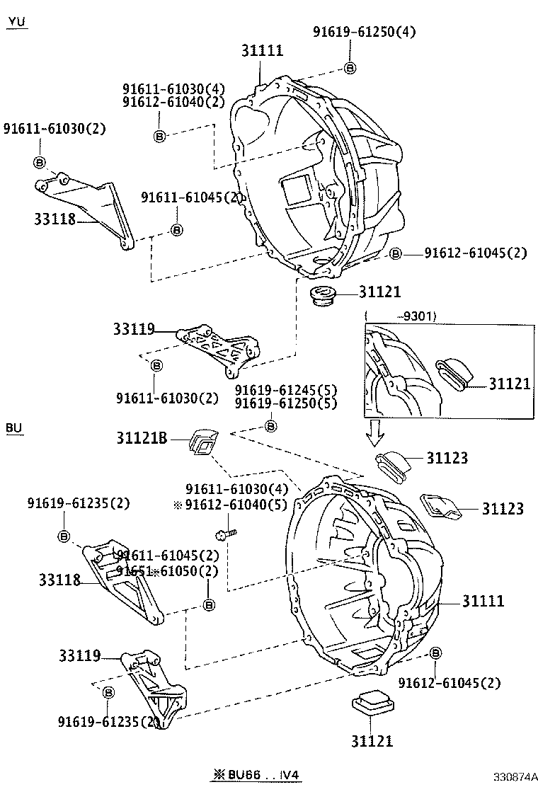 31111-36270 HOUSING, CLUTCH product image