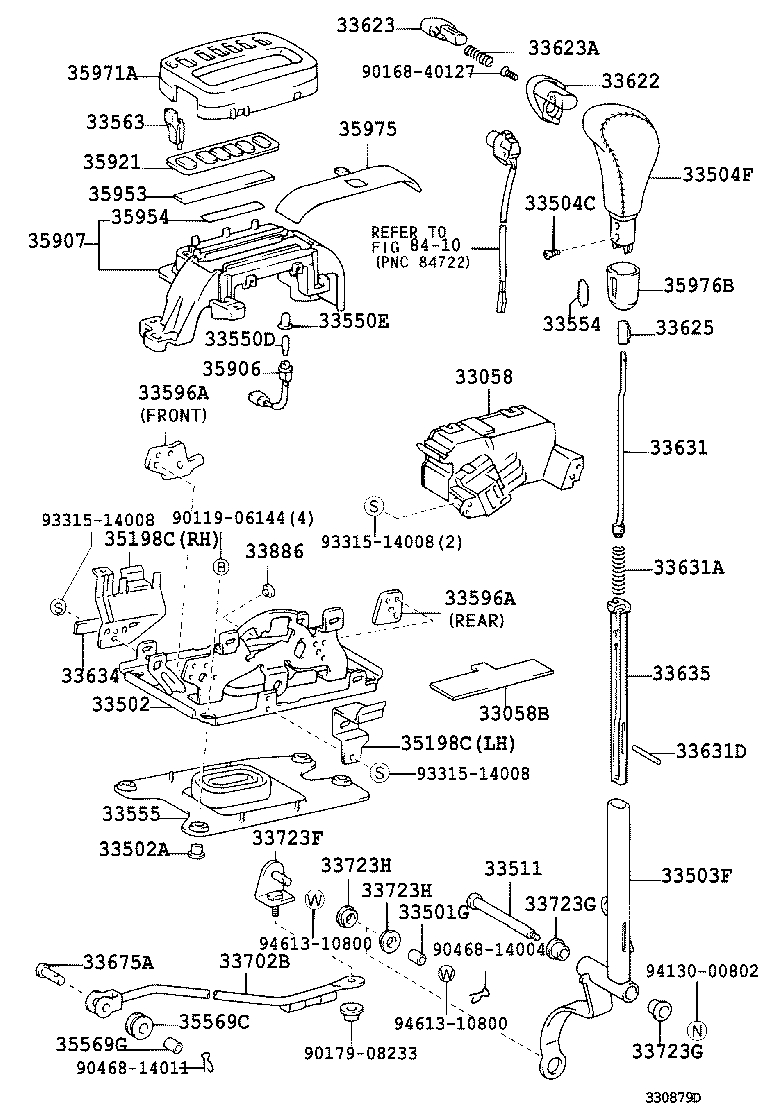 33702-51010 ROD SUB-ASSY, GEAR SHIFTING, NO.1 (FOR FLOOR SHIFT) product image