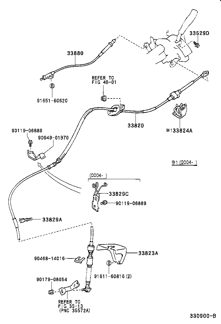 33506-32081 RETAINER SUB-ASSY, CONTROL SHIFT LEVER (FOR COLUMN SHIFT) product image