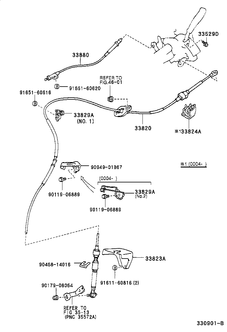 33506-32081 RETAINER SUB-ASSY, CONTROL SHIFT LEVER (FOR COLUMN SHIFT) product image