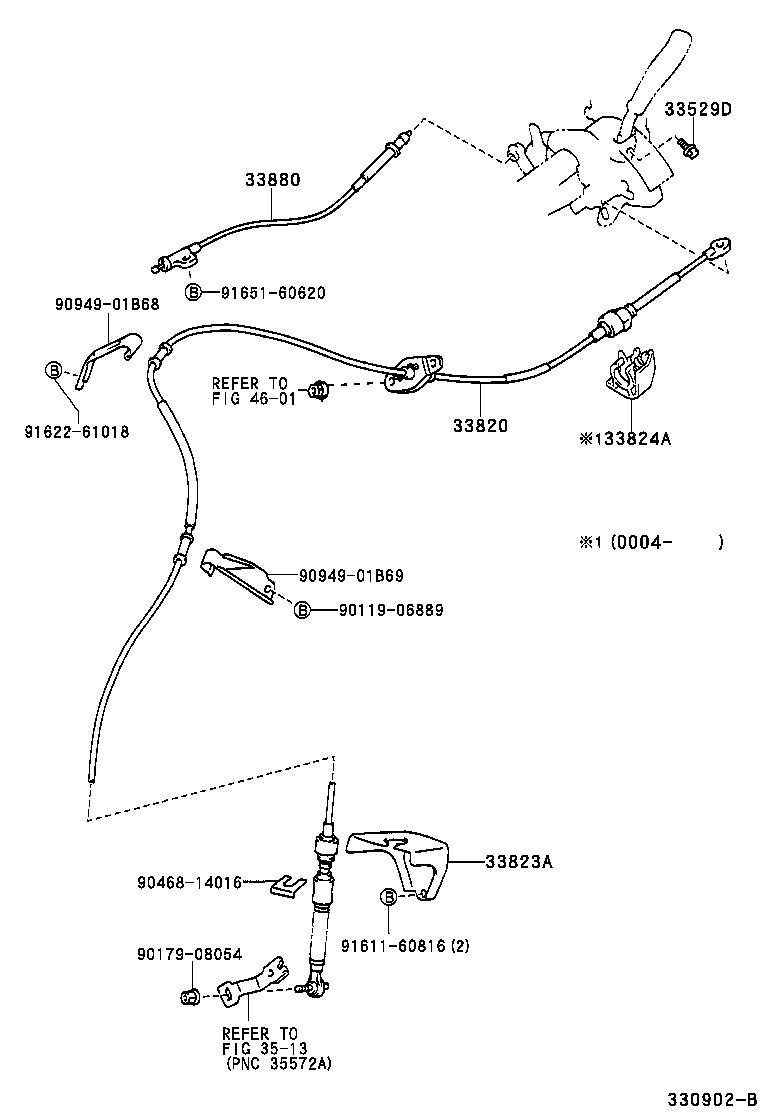 33506-32081 RETAINER SUB-ASSY, CONTROL SHIFT LEVER (FOR COLUMN SHIFT) product image