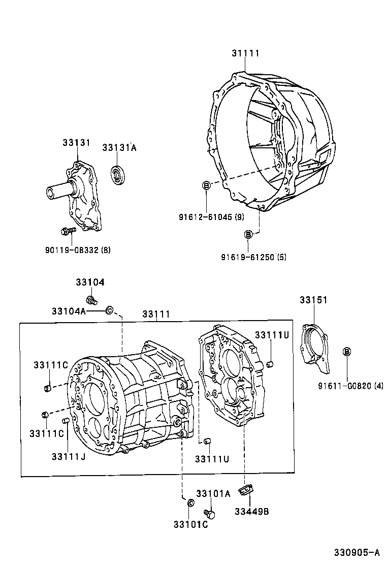 31111-35100 HOUSING, CLUTCH product image
