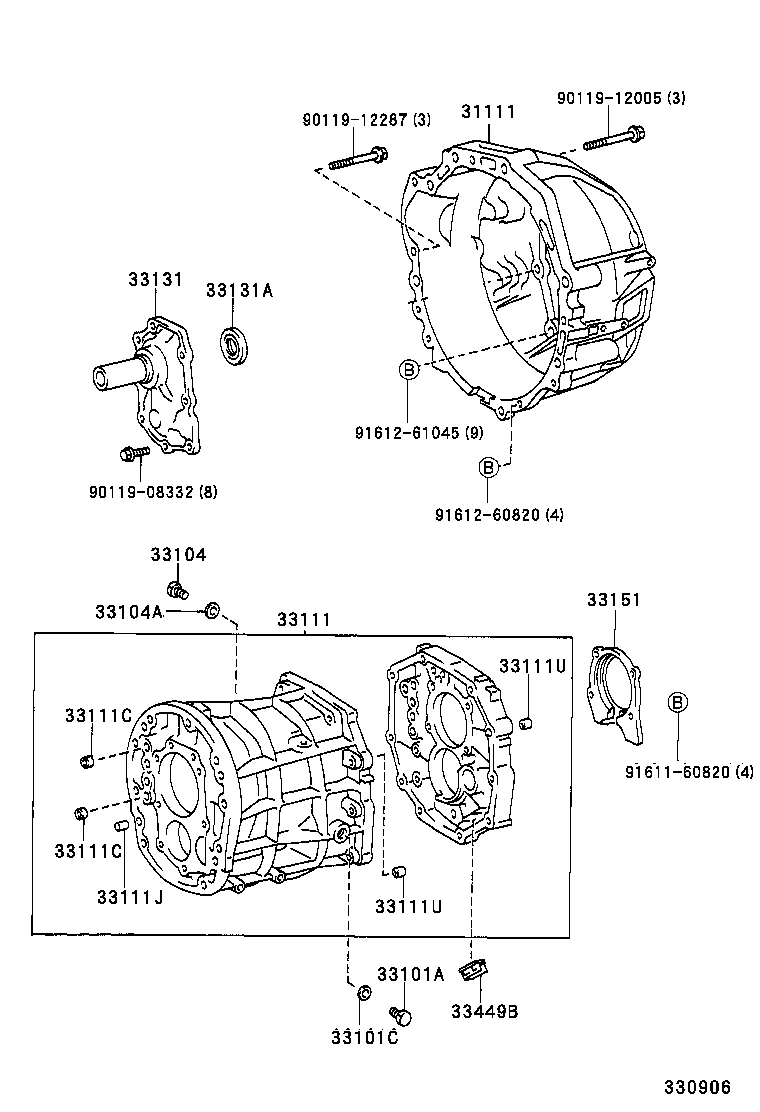 31111-35070 HOUSING, CLUTCH product image