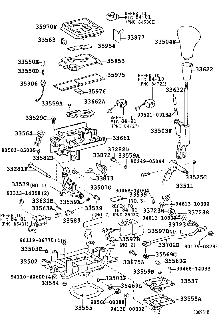 33501-50010 SHAFT, CONTROL (FOR FLOOR SHIFT) product image