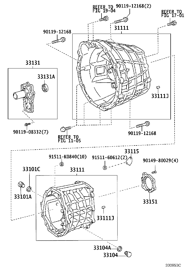 33101-53010 HOUSING, CLUTCH product image