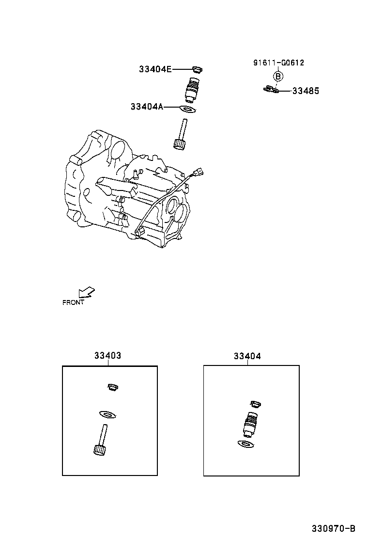 33403-97206 GEAR SUB-ASSY, SPEEDOMETER DRIVEN (MTM) product image