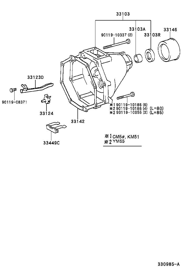 36117-28010 ADAPTER SUB-ASSY, TRANSFER product image