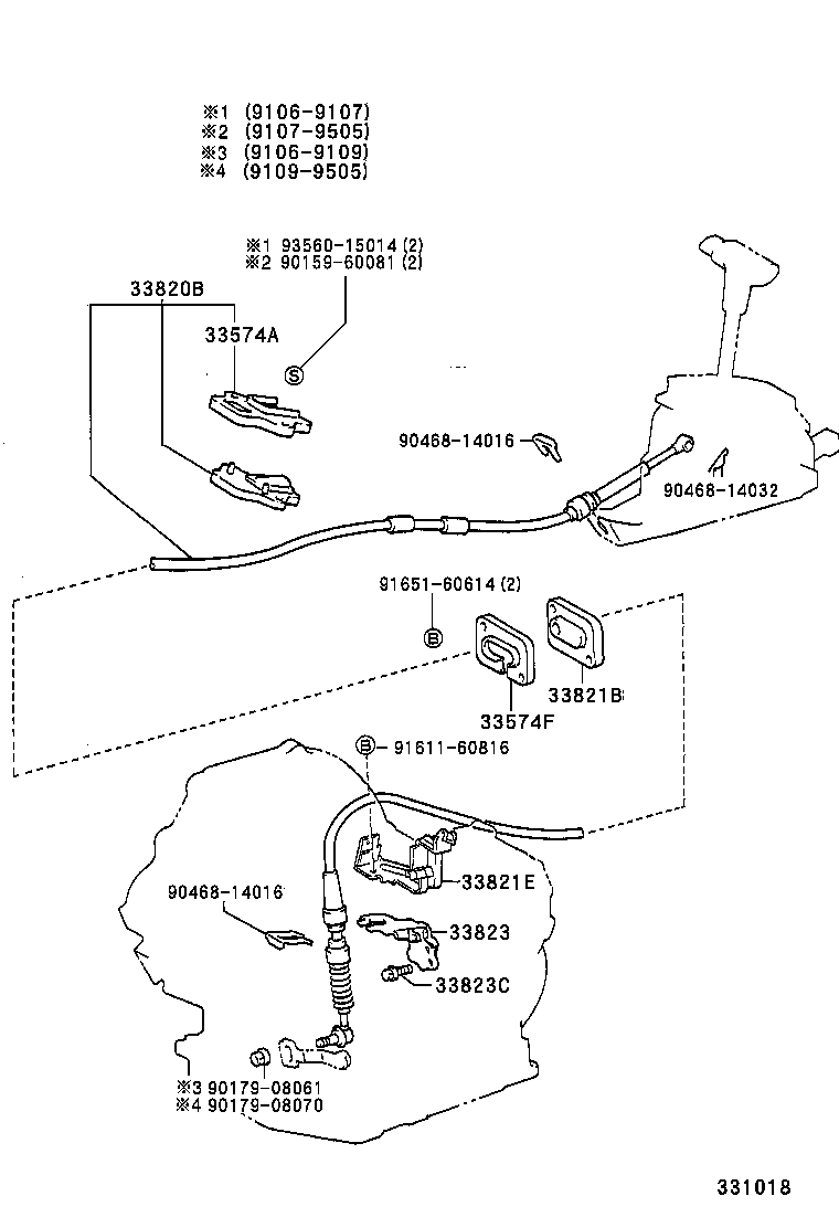 33055-12060 LEVER SUB-ASSY, SHIFT(FOR FLOOR SHIFT) product image
